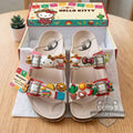Hello Kitty Cinco De Mayo Sandals With Charms - LeagueLockerGear
