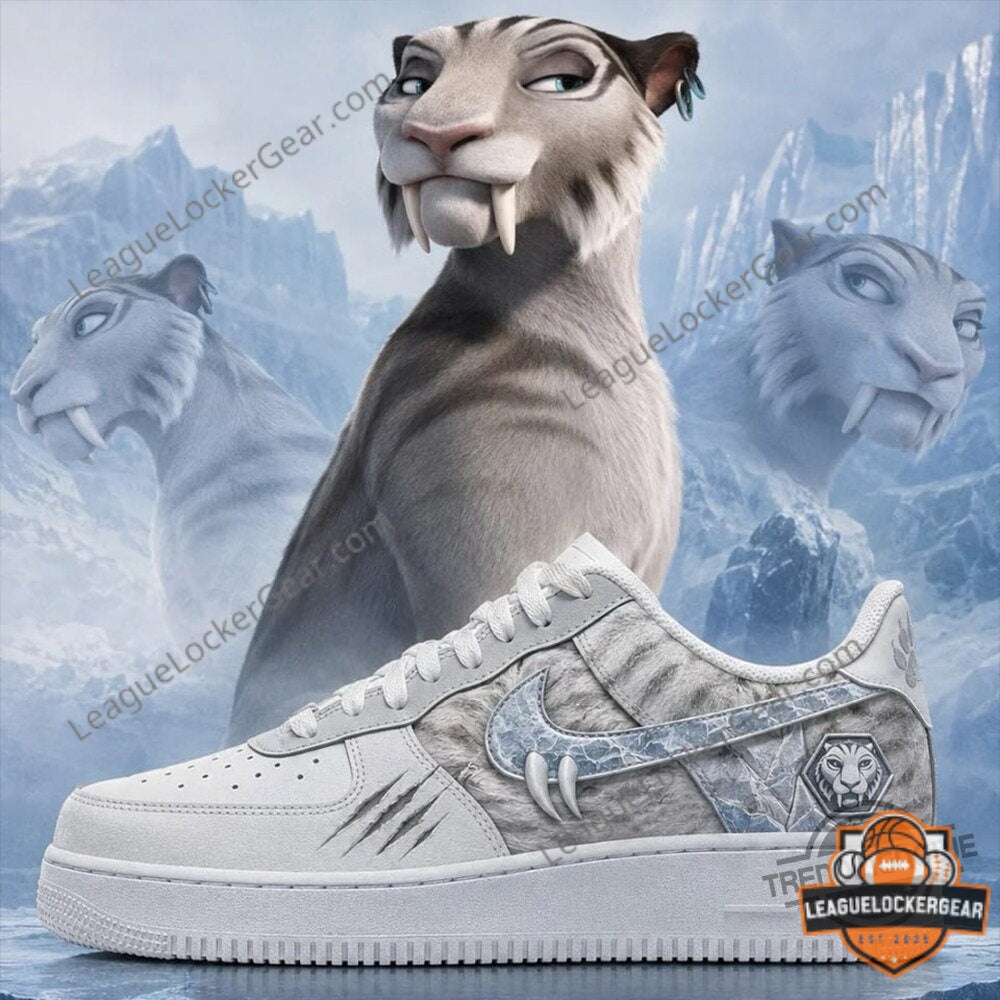 Ice Age Scrat Character Custom Air Force 1 Sneaker - LeagueLockerGear