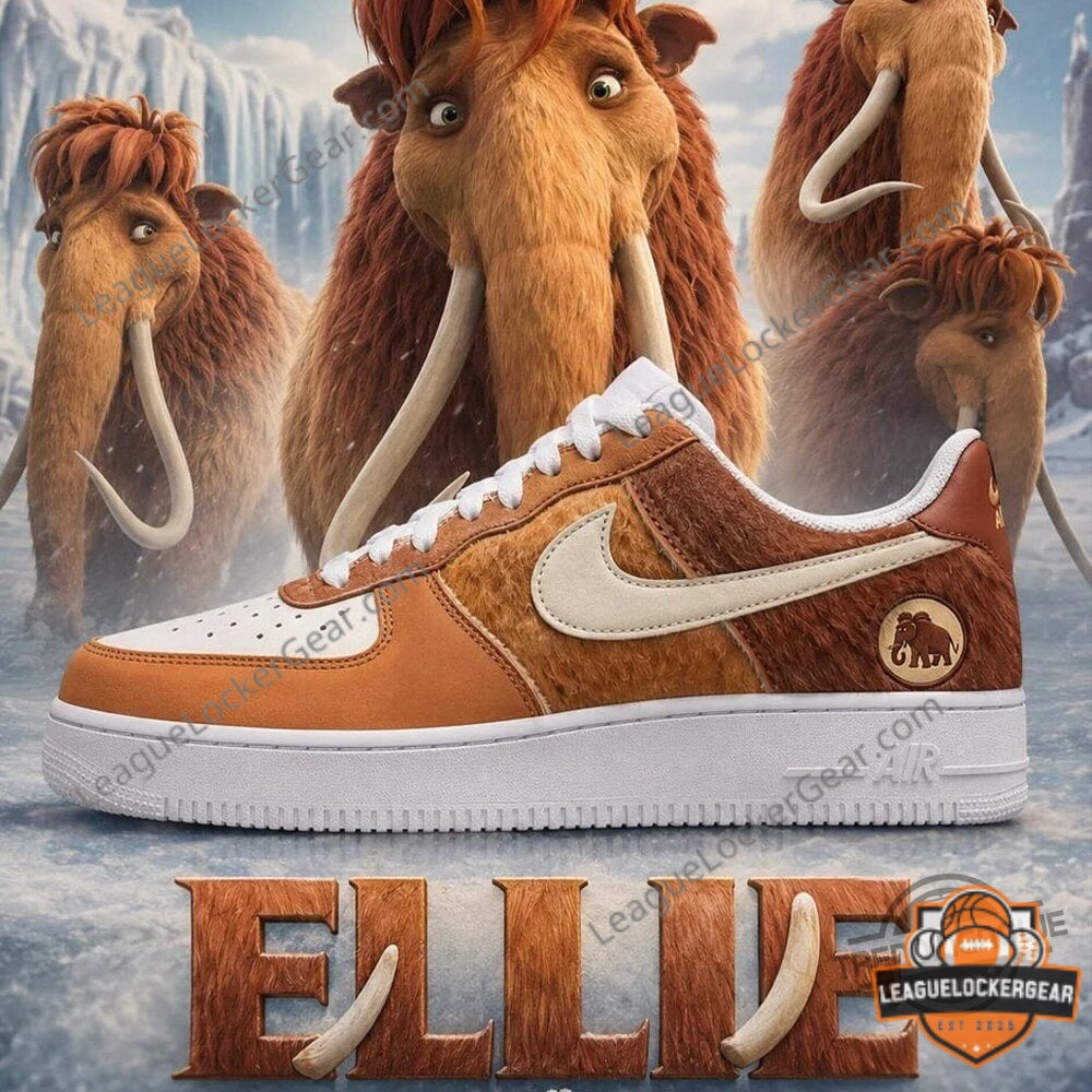 Ice Age Scrat Character Custom Air Force 1 Sneaker - LeagueLockerGear