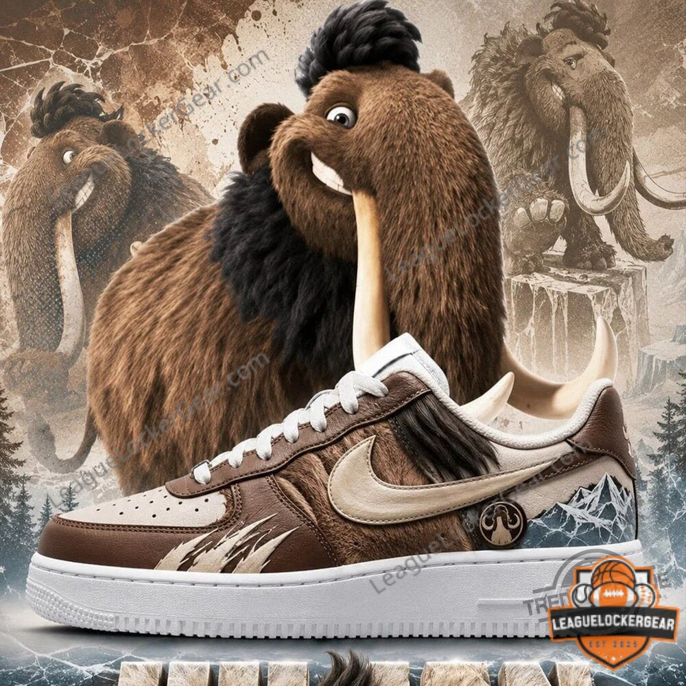 Ice Age Scrat Character Custom Air Force 1 Sneaker - LeagueLockerGear