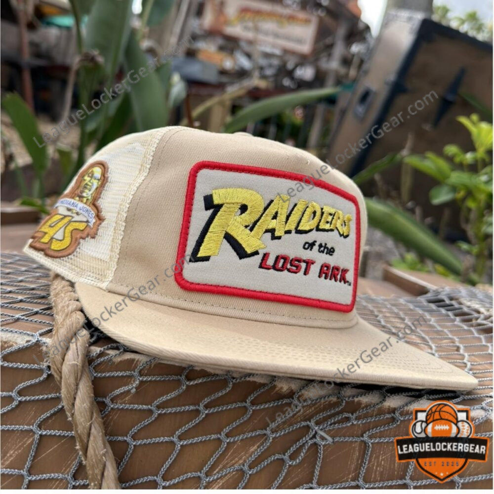 Indiana Jones Raiders of the Lost Ark 45th Anniversary 2026 Trucker Hat - LeagueLockerGear