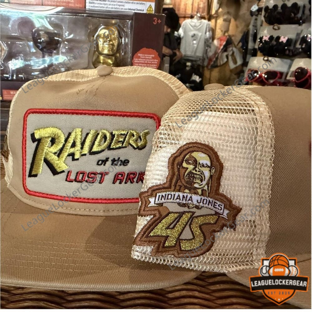 Indiana Jones Raiders of the Lost Ark 45th Anniversary 2026 Trucker Hat - LeagueLockerGear