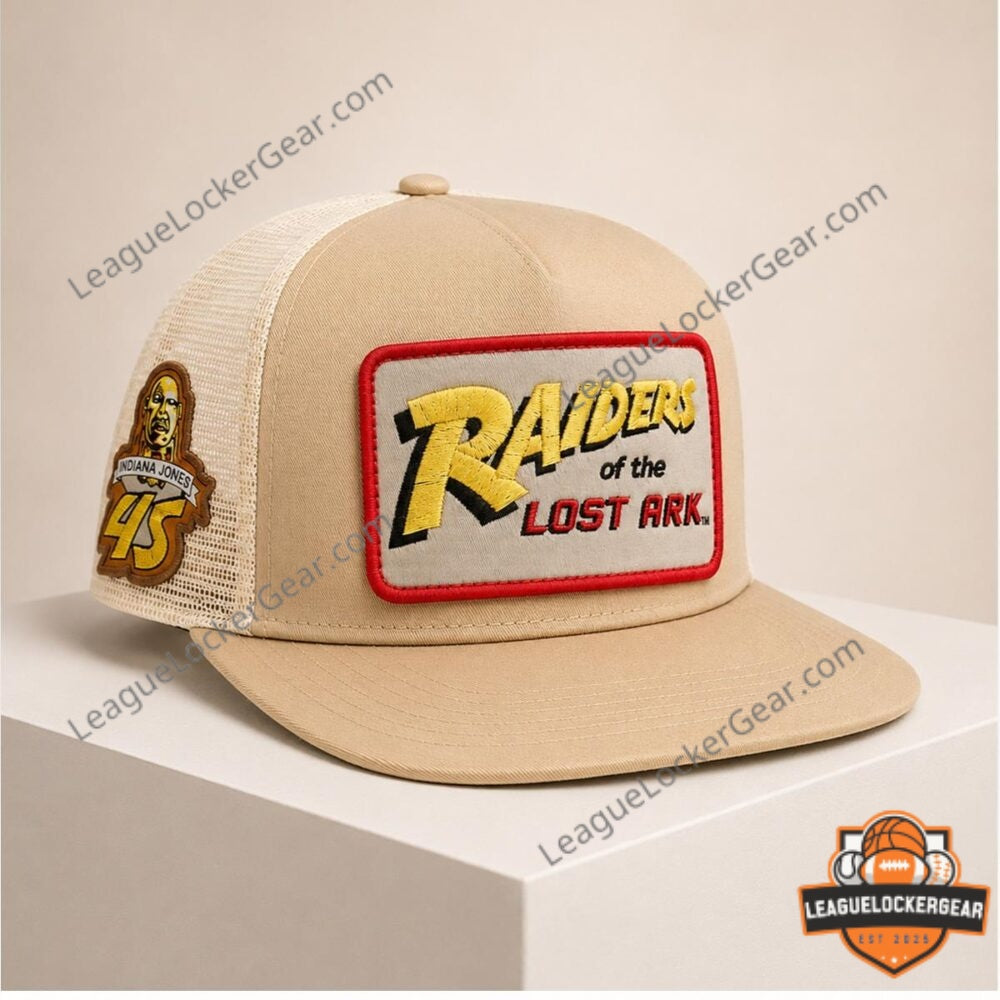 Indiana Jones Raiders of the Lost Ark 45th Anniversary 2026 Trucker Hat - LeagueLockerGear