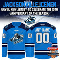 Jacksonville Icemen 10th Anniversary Junior Icemen Hockey Jersey - LeagueLockerGear
