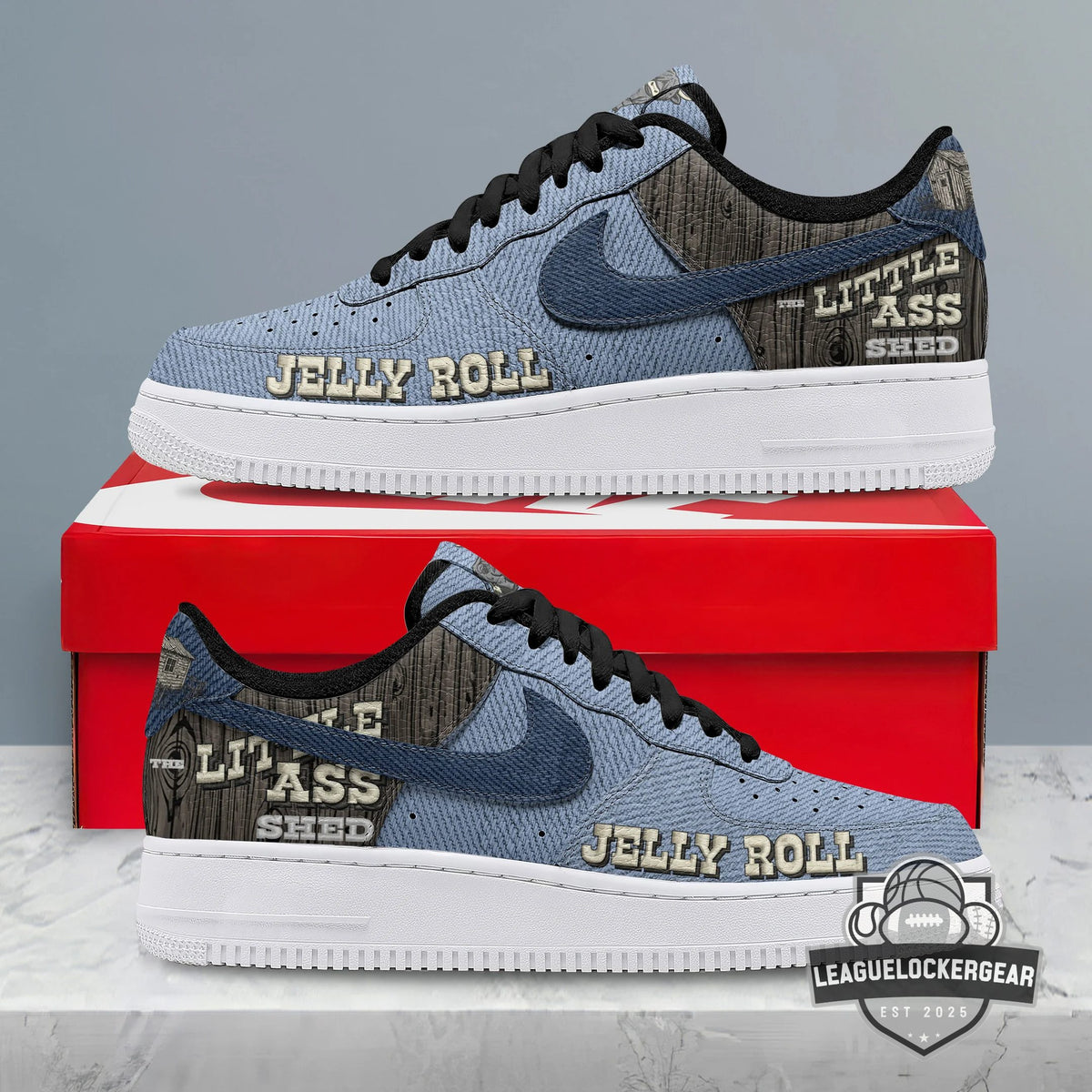 Jelly Roll Save Me The Little Ass Shed Air Force 1 Shoes - LeagueLockerGear