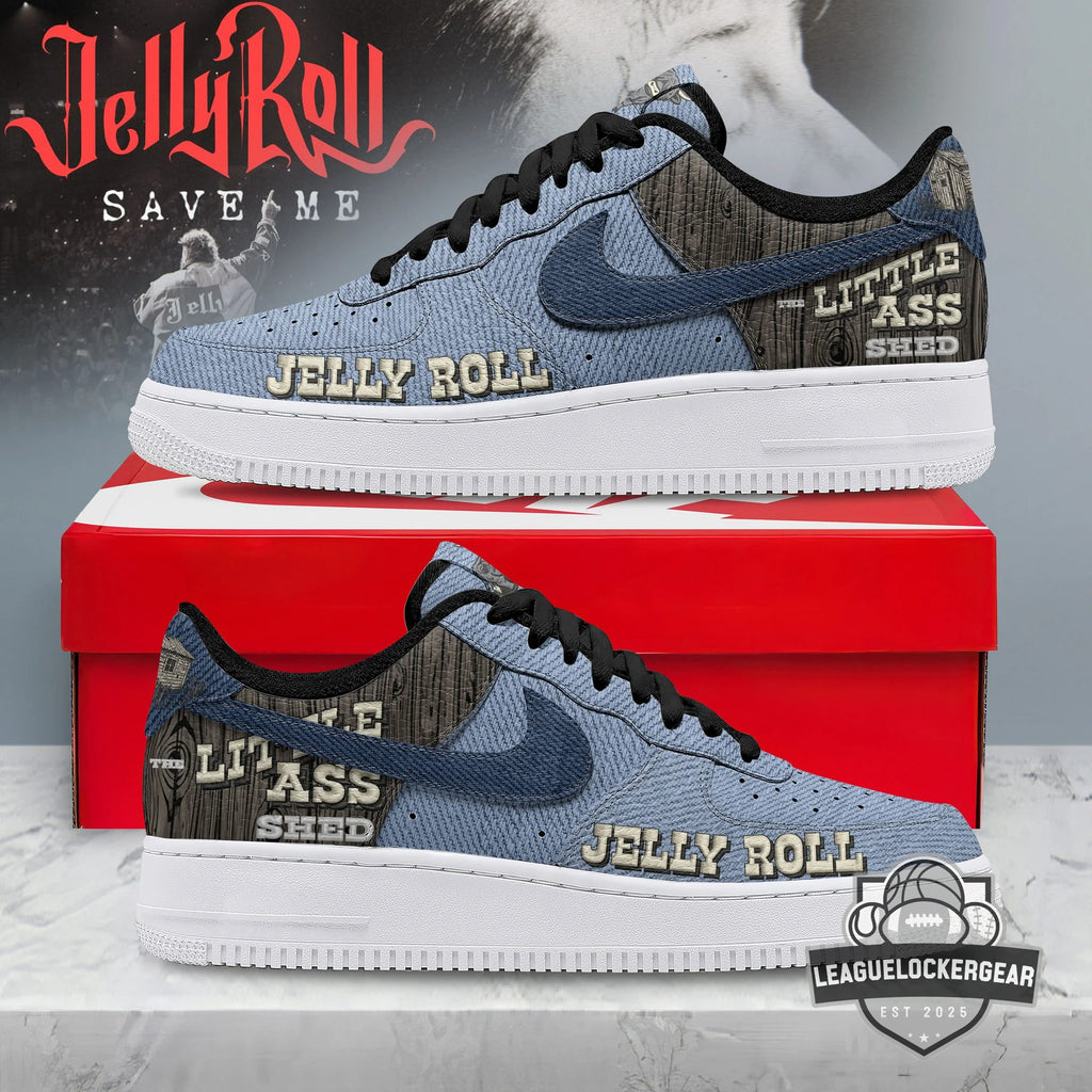 Jelly Roll Save Me The Little Ass Shed Air Force 1 Shoes - LeagueLockerGear