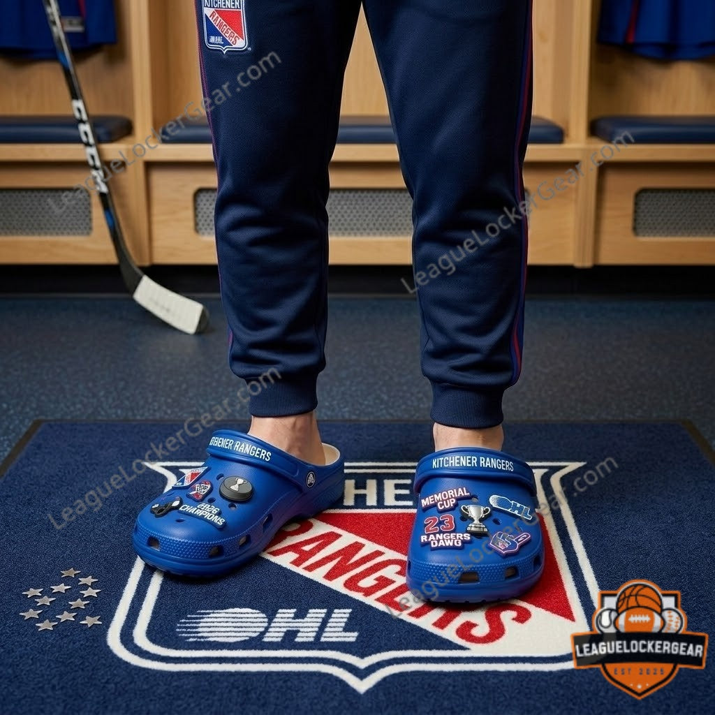 Kitchener Rangers 2026 Memorial Cup Champions Crocs - LeagueLockerGear