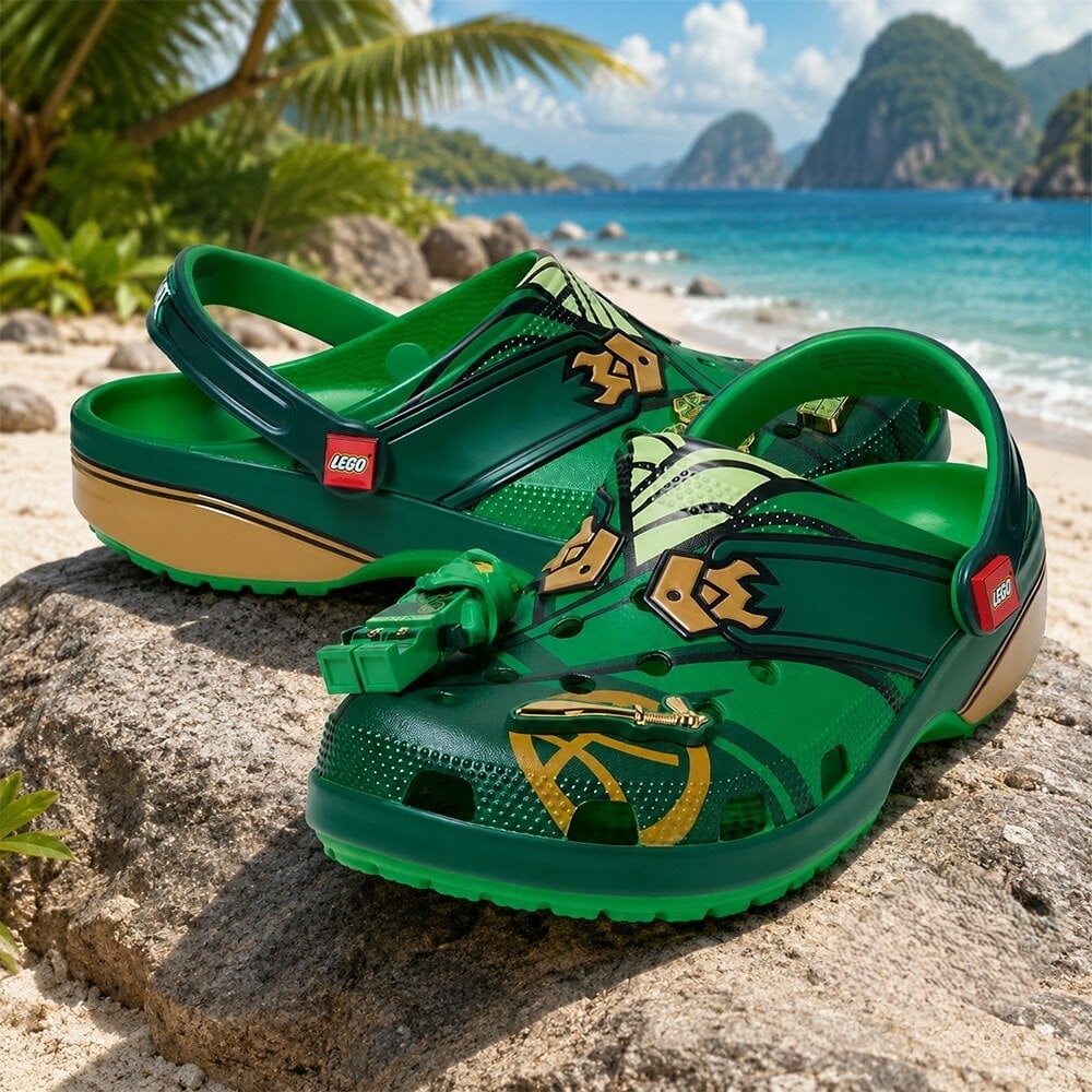 LEGO x Ninjago Lloyd 15th Anniversary Clogs Crocs With Charms - LeagueLockerGear