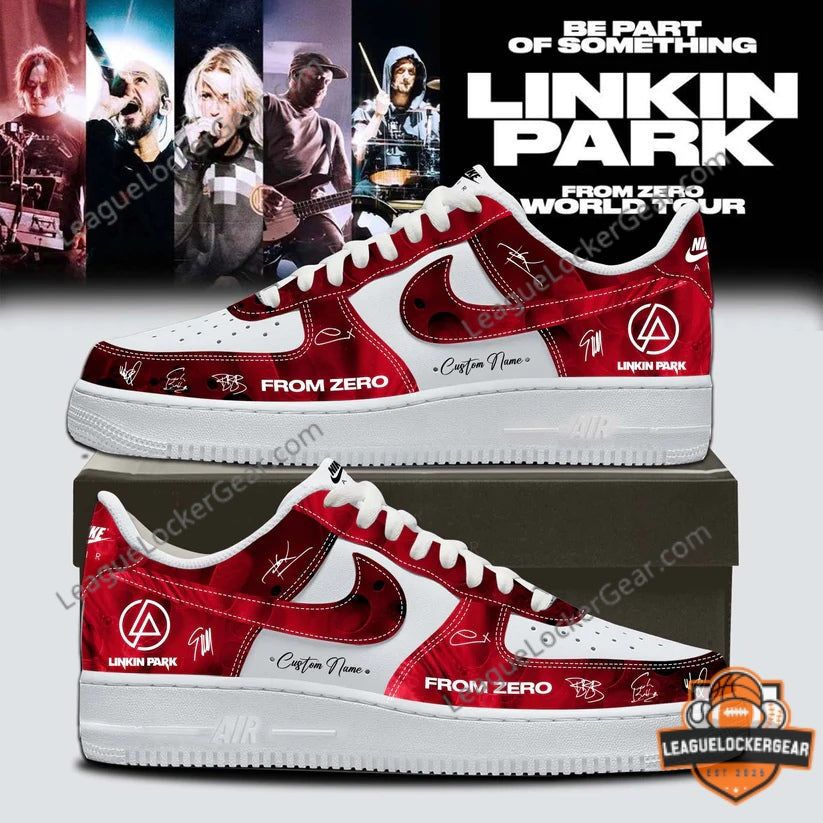 Linkin Park From Zero World Tour Air Force 1 Sneakers - LeagueLockerGear