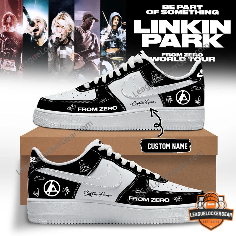 Linkin Park From Zero World Tour Air Force 1 Sneakers - LeagueLockerGear