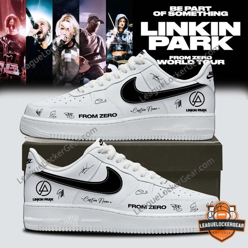 Linkin Park From Zero World Tour Air Force 1 Sneakers - LeagueLockerGear