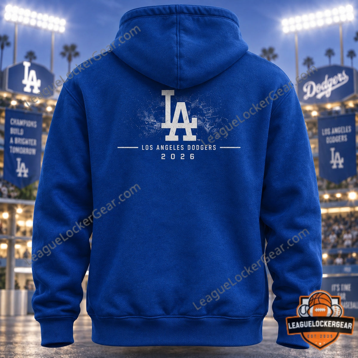 Los Angeles Dodgers 2026 NL West Division Champions Hoodie