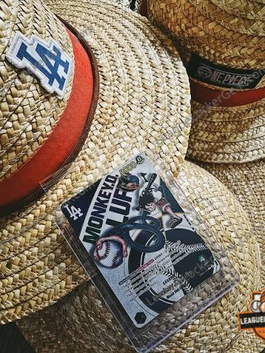 Los Angeles Dodgers LA x One Piece Logo Straw Hat - LeagueLockerGear