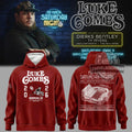 Luke Combs Oklahoma Sooners My Kinda Saturday Night Tour Oklahoma Memorial Stadium Hoodie - LeagueLockerGear