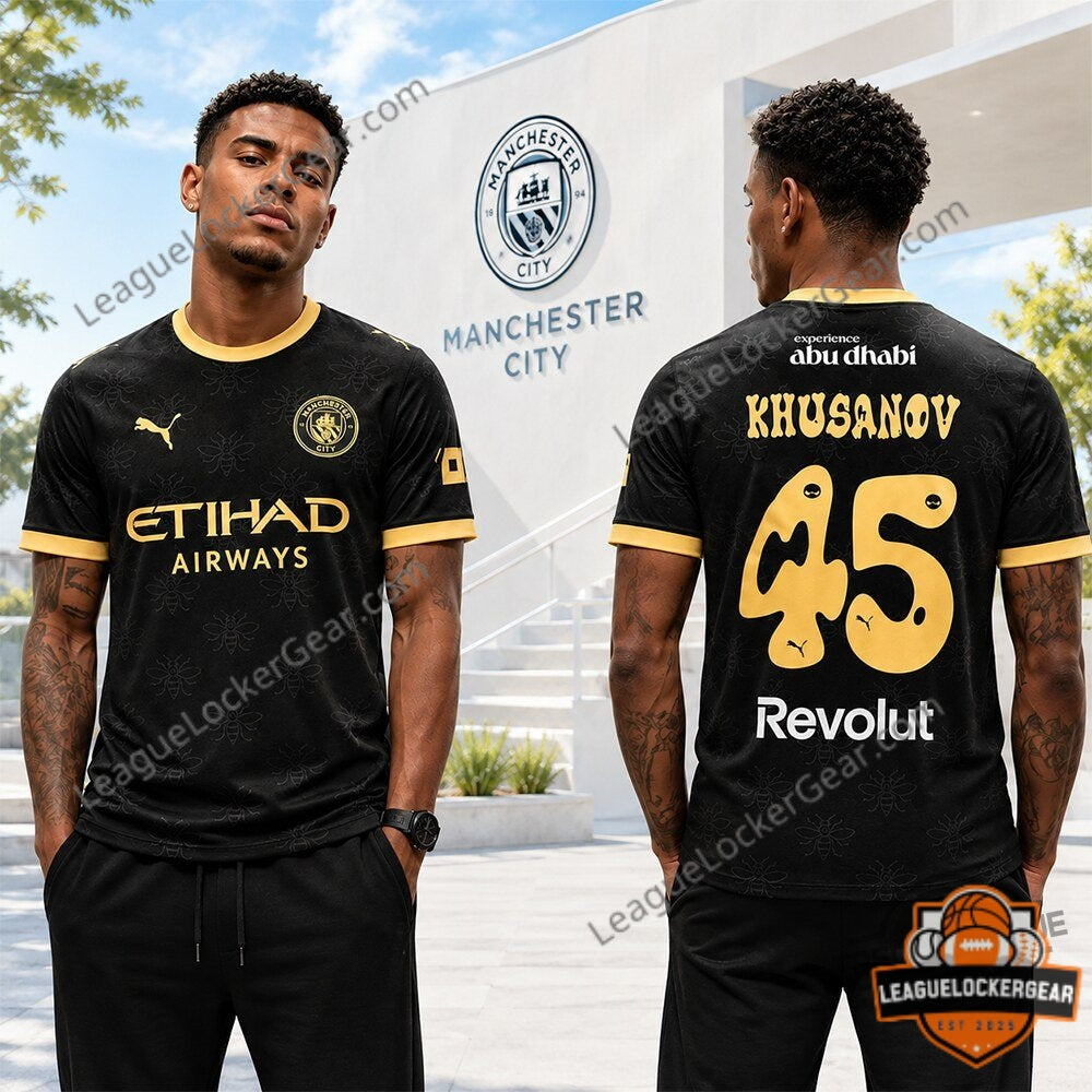 Manchester City Offgod Hong Kong Black Football Jersey - LeagueLockerGear