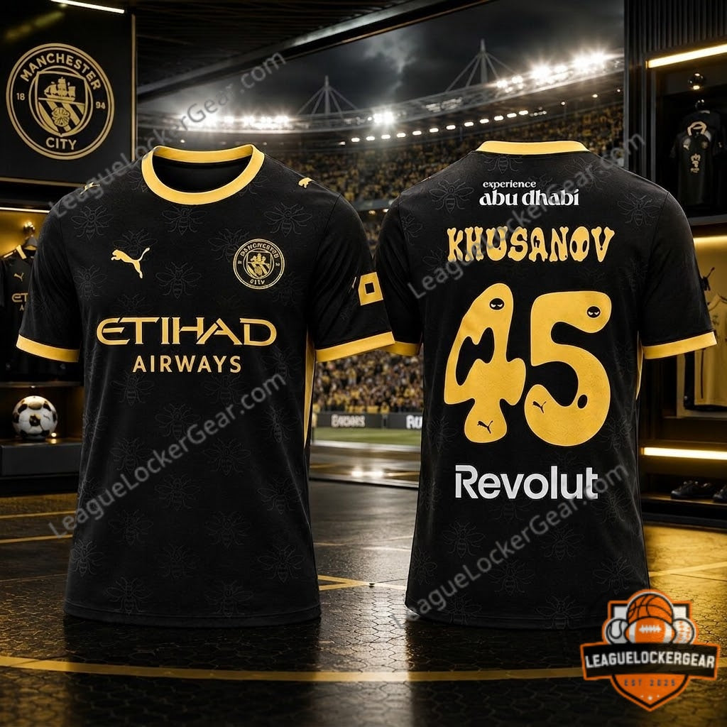 Manchester City Offgod Hong Kong Black Football Jersey - LeagueLockerGear