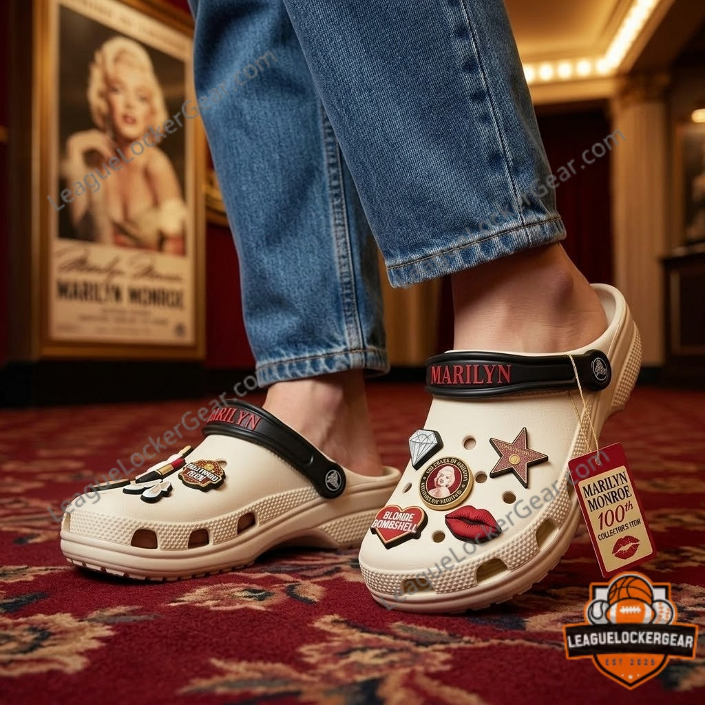 Marilyn Monroe 100th Anniversary Collector's Edition Crocs - LeagueLockerGear