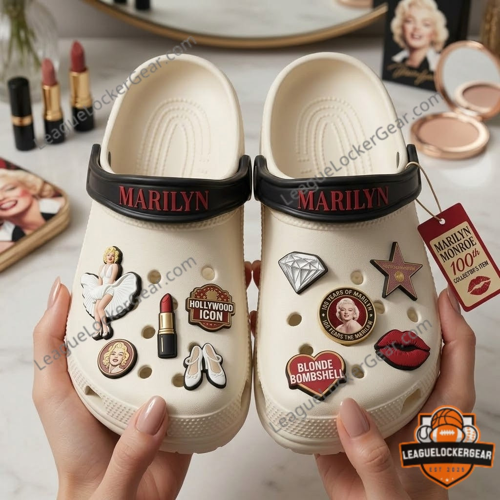 Marilyn Monroe 100th Anniversary Collector's Edition Crocs - LeagueLockerGear