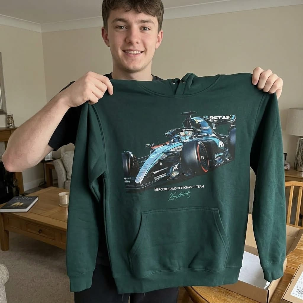 Mercedes-AMG Petronas F1 Team Kimi Antonelli Hoodie - LeagueLockerGear