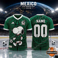 Mexico FIFA World Cup 2026 Snoopy Soccer T-Shirt - LeagueLockerGear