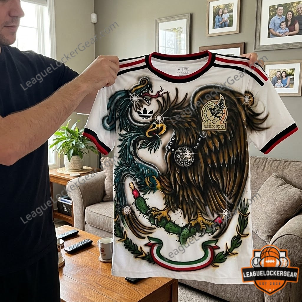 Airbrush Adidas Mexico 2026 FIFA World Cup Jersey - LeagueLockerGear