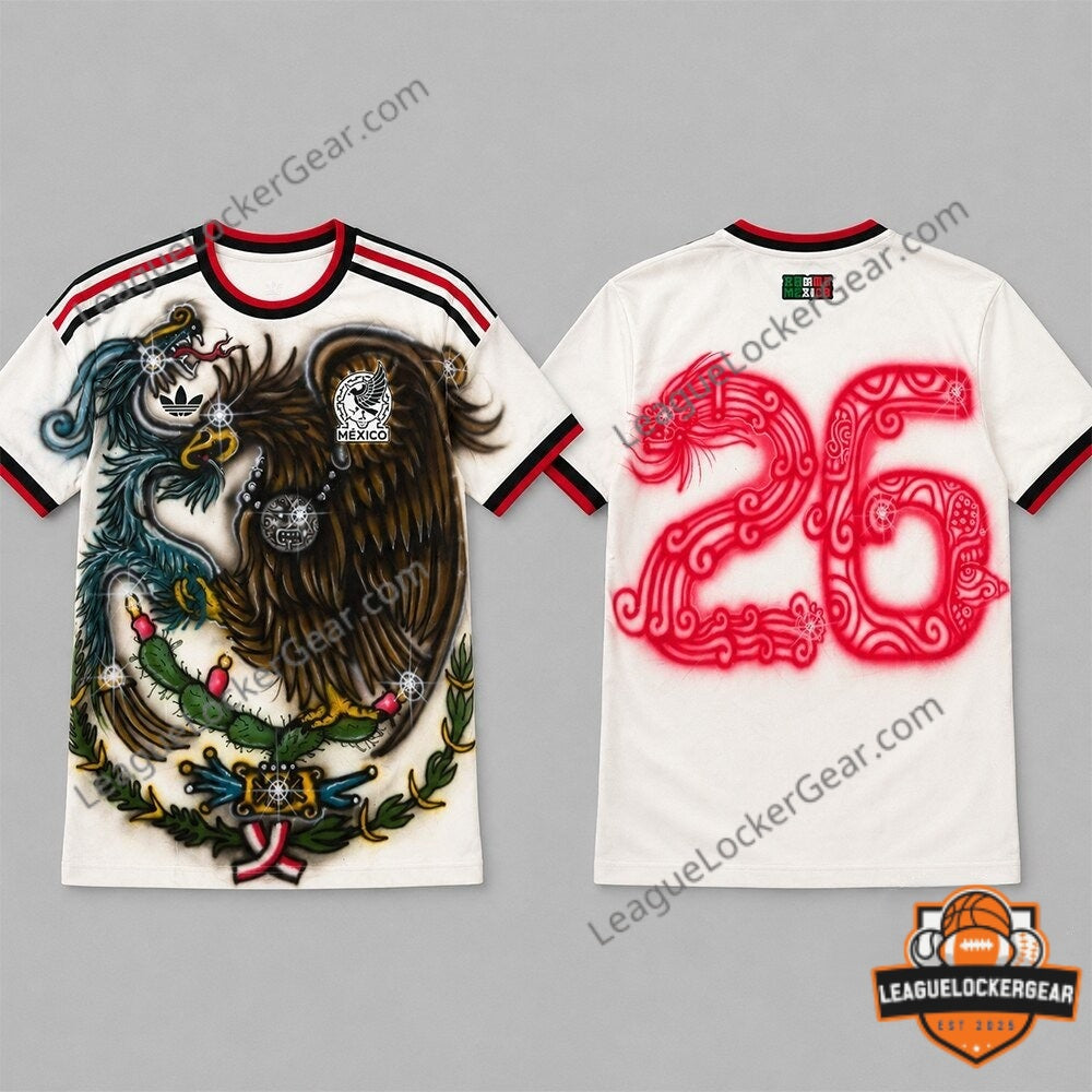 Airbrush Adidas Mexico 2026 FIFA World Cup Jersey - LeagueLockerGear