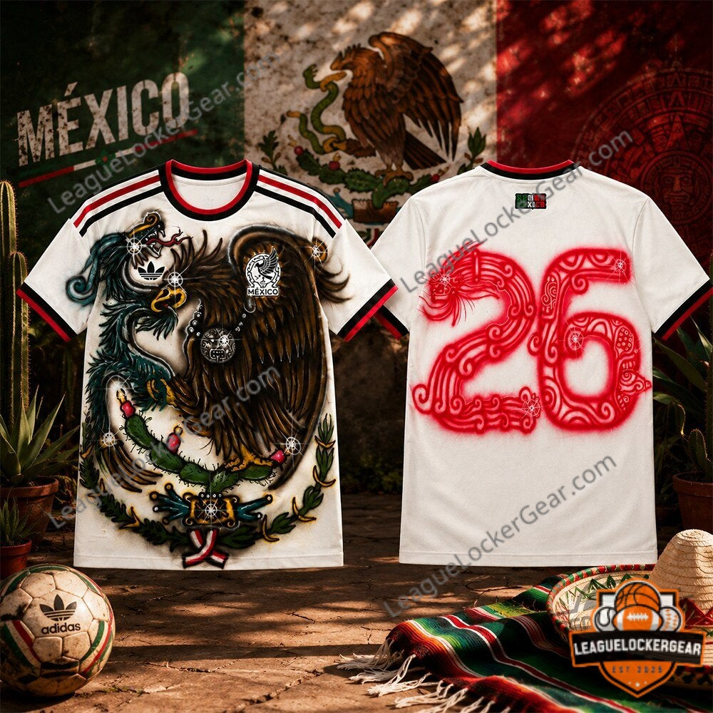 Airbrush Adidas Mexico 2026 FIFA World Cup Jersey - LeagueLockerGear