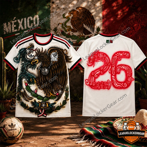 Airbrush Adidas Mexico 2026 FIFA World Cup Jersey - LeagueLockerGear