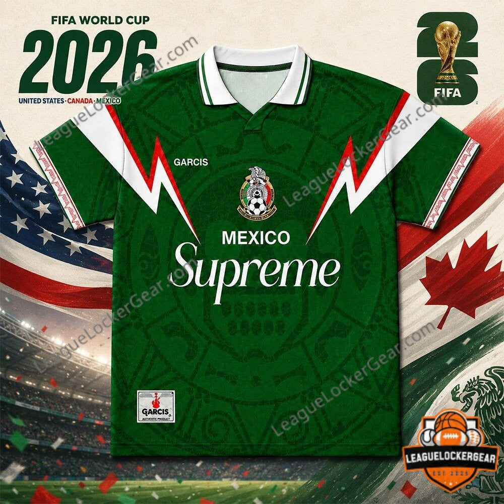 Mexico FIFA World Cup 2026 Supreme Soccer Jersey - LeagueLockerGear