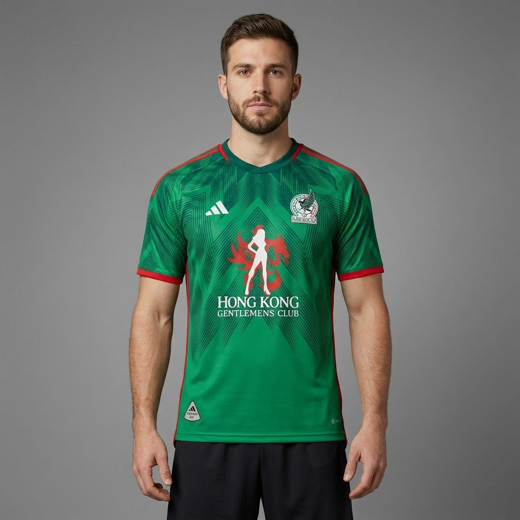 Mexico National Football Team Hong Kong Gentlemens Club Soccer Jersey - LeagueLockerGear