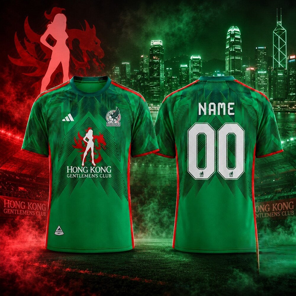 Mexico National Football Team Hong Kong Gentlemens Club Soccer Jersey - LeagueLockerGear