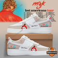 MGK with Wiz Khalifa Lost Americana Tour Custom Sneakers - LeagueLockerGear