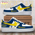 Michigan Wolverines Football Air Force 1 Shoes For Fans  Gift For Christmas