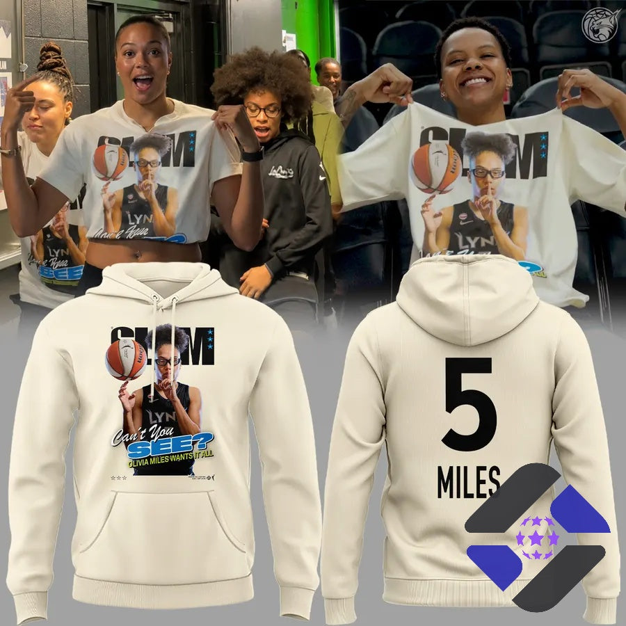 Minnesota Lynx Olivia Miles Can't You See Wants It All 5 Hoodie