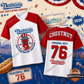 Joey Chestnut Nathan's Hot Dog Contest Jersey Shirt - LeagueLockerGear