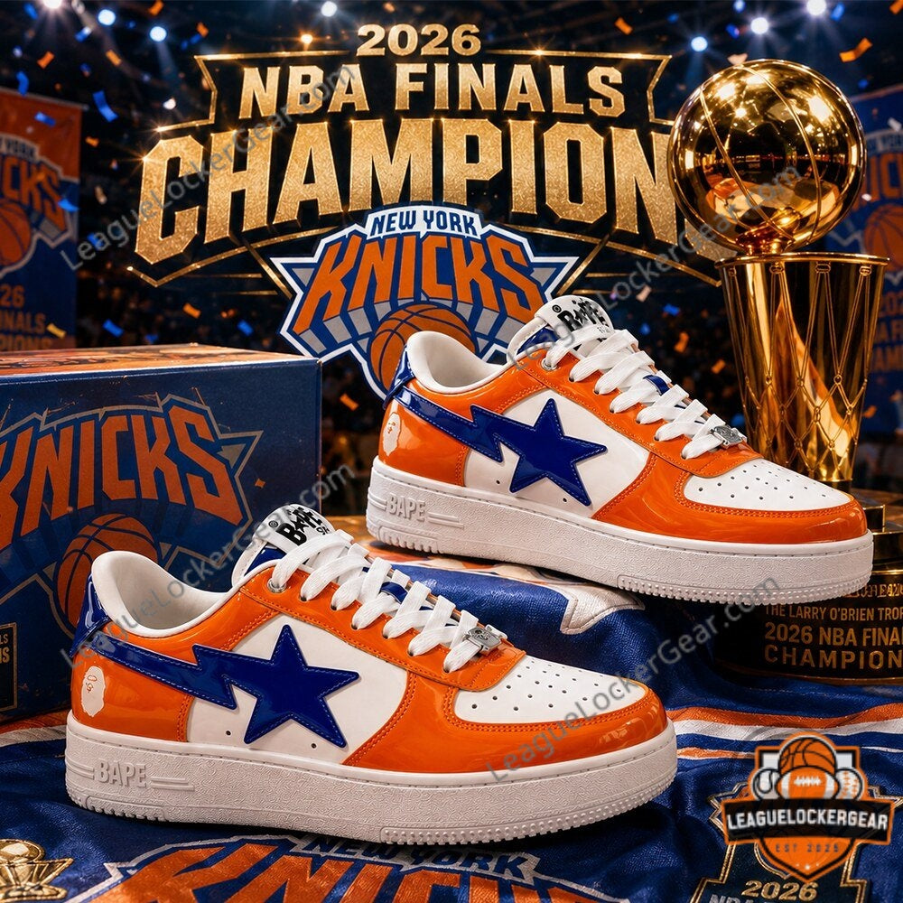 New York Knicks 2026 NBA Finals Champion Sneakers - LeagueLockerGear