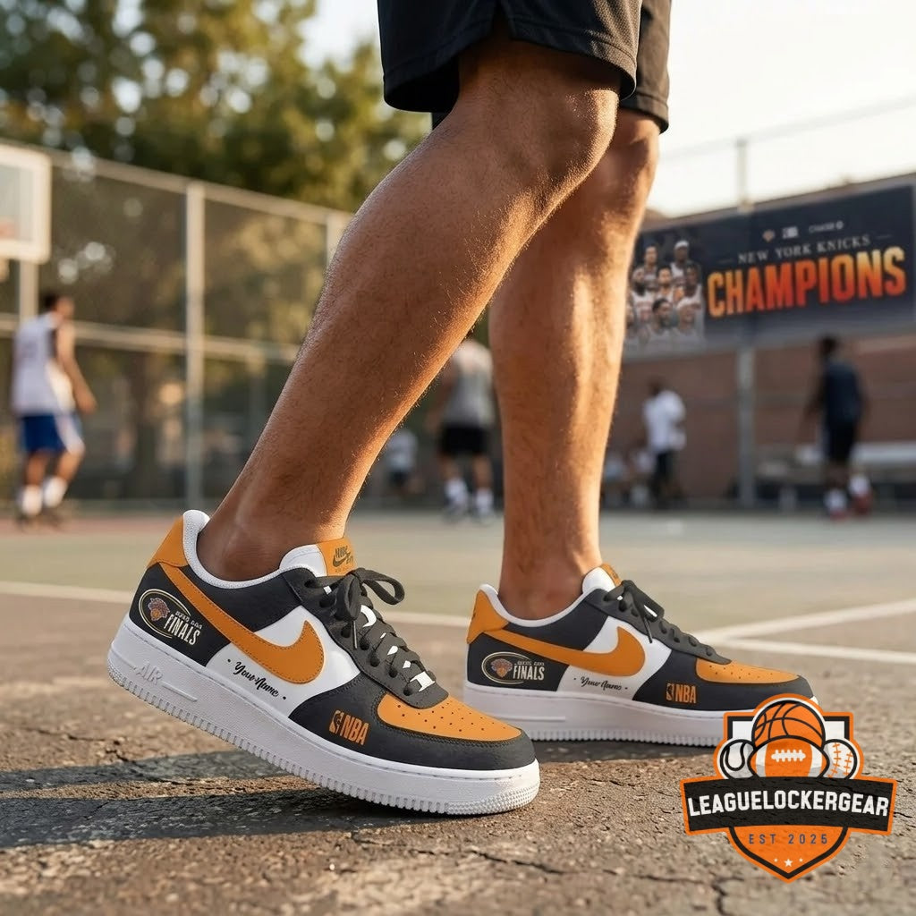 New York Knicks 2026 NBA Finals Champions Custom Sneakers - LeagueLockerGear