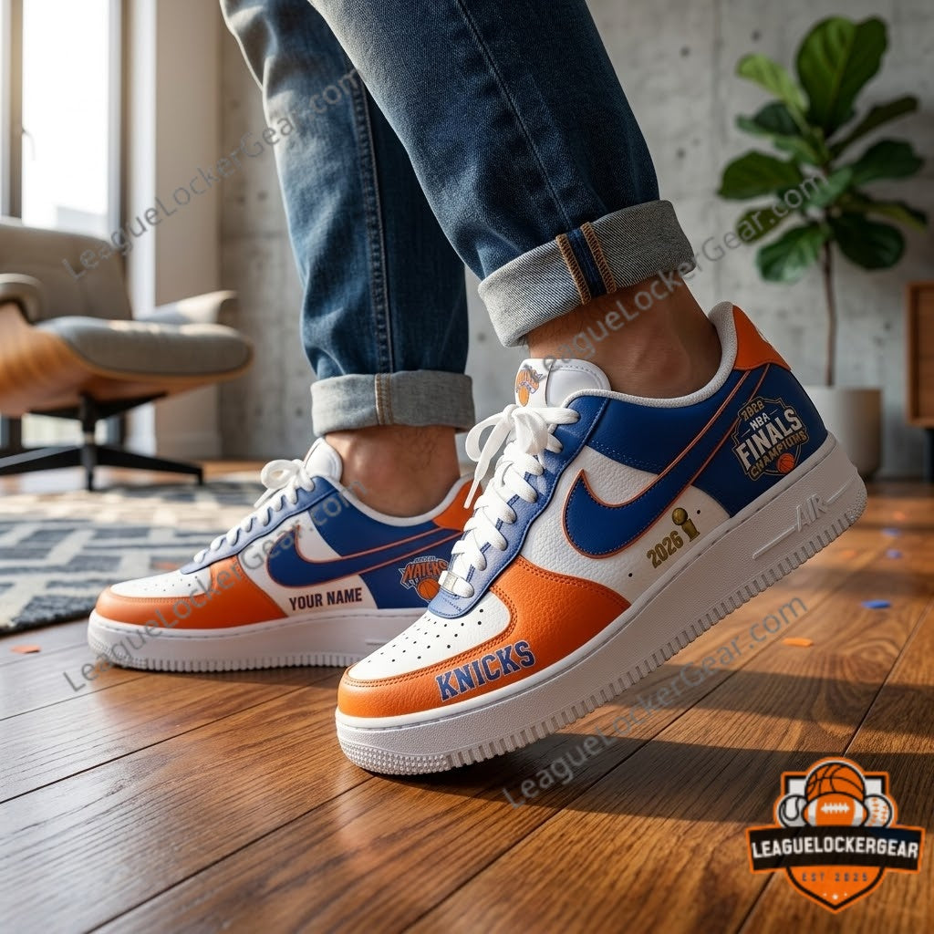 New York Knicks 2026 NBA Finals Champions Sneakers - LeagueLockerGear