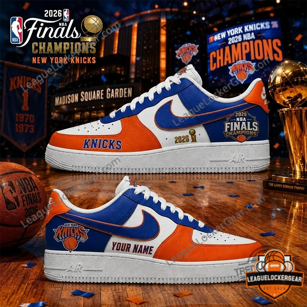 New York Knicks 2026 NBA Finals Champions Sneakers - LeagueLockerGear