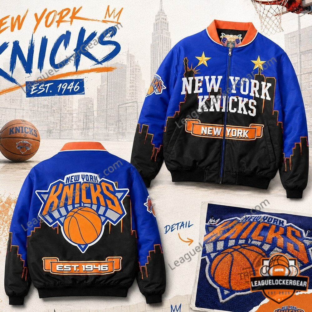 New York Knicks EST. 1946 Champions Jacket - LeagueLockerGear