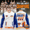 New York Knicks Three Time NBA Champions Varsity Jacket - LeagueLockerGear