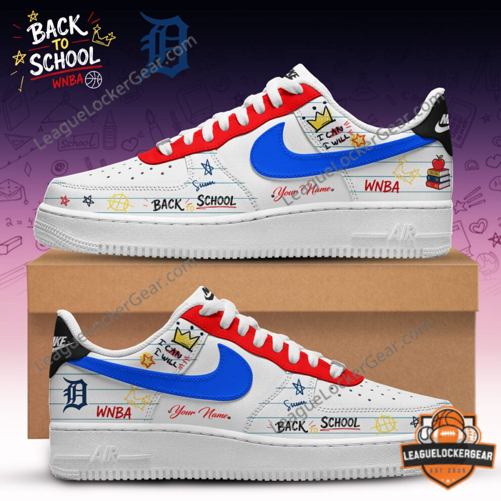 MLB x Back To School Custom Air Force 1 Sneakers - LeagueLockerGear