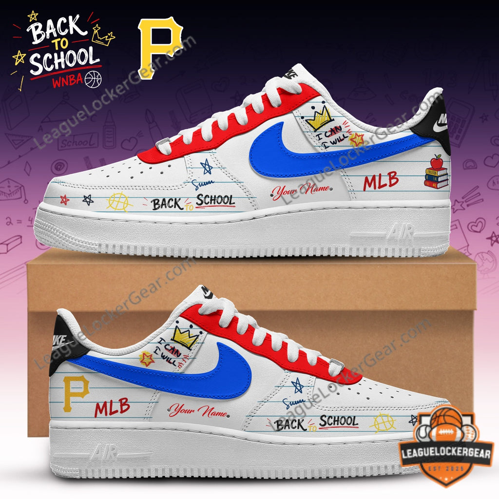 MLB x Back To School Custom Air Force 1 Sneakers - LeagueLockerGear