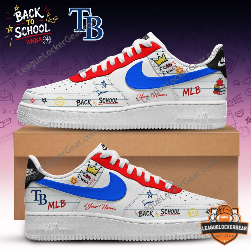 MLB x Back To School Custom Air Force 1 Sneakers - LeagueLockerGear