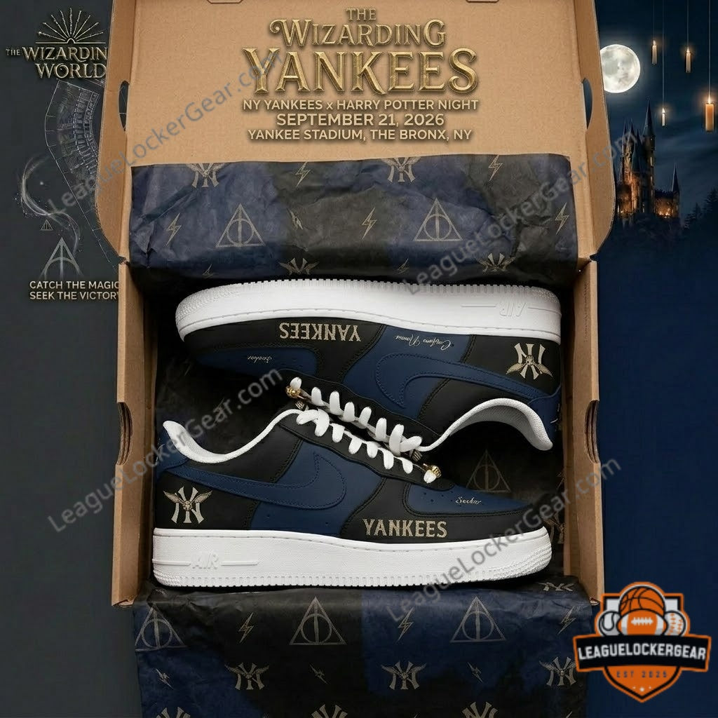 New York Yankees x Harry Potter Night Sneakers - LeagueLockerGear