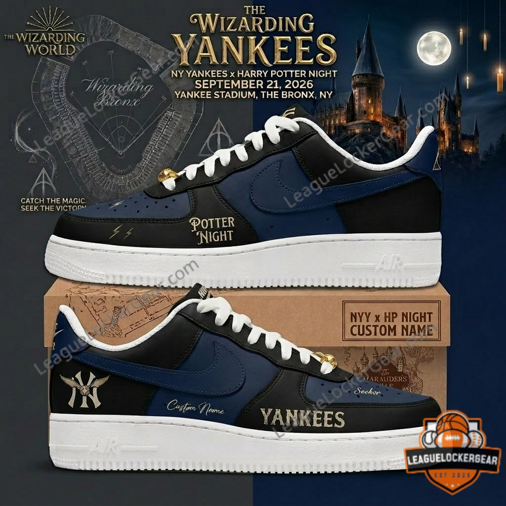 New York Yankees x Harry Potter Night Sneakers - LeagueLockerGear