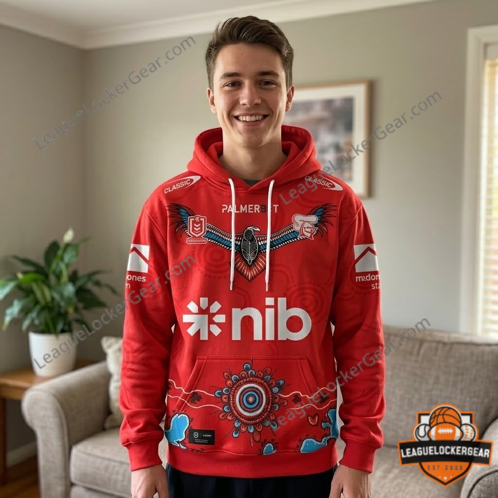 Newcastle Knights 2026 Indigenous Hoodie - LeagueLockerGear