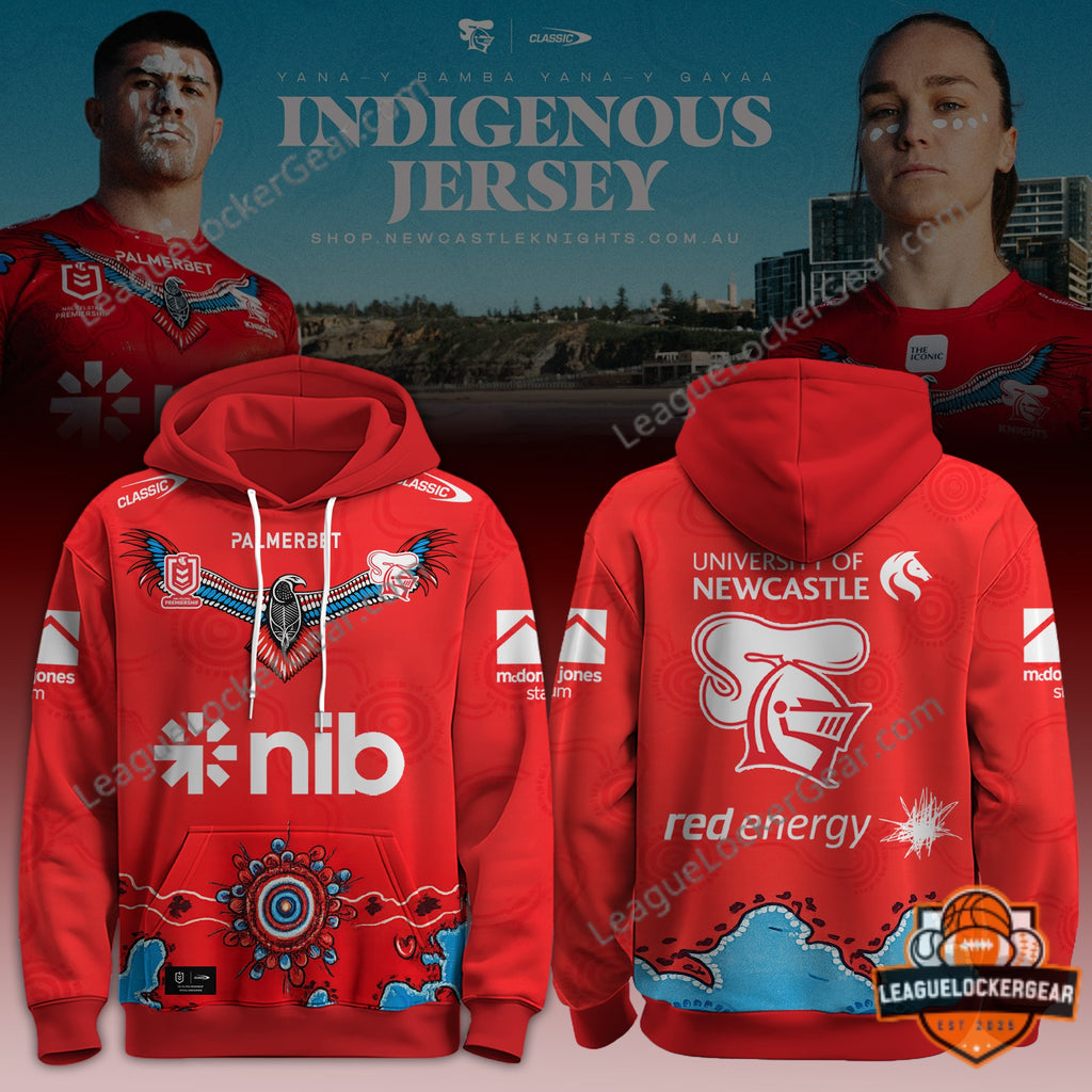 Newcastle Knights 2026 Indigenous Hoodie - LeagueLockerGear