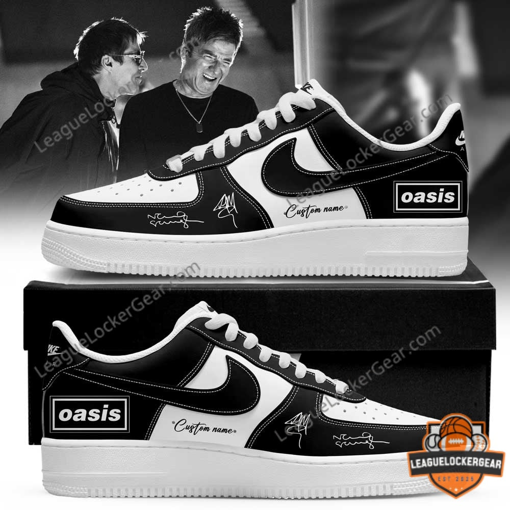 Oasis Liam Gallagher Noel Gallagher Signatures Shoes - LeagueLockerGear