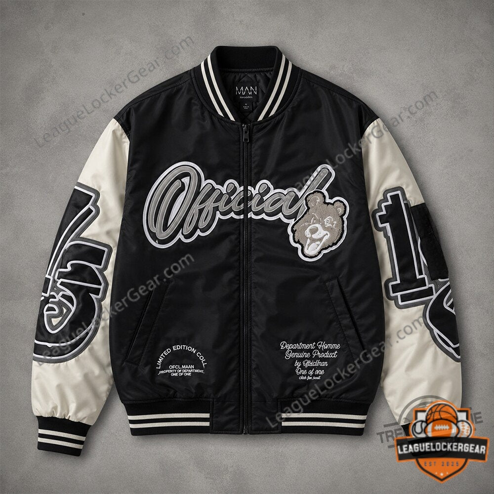 Lamine Yamal BoohooMAN PU Teddy Badge Bomber Jacket 2026 - LeagueLockerGear